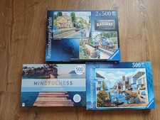 Ravensburger 500 Piece Jigsaw Puzzle And Hinkler Puzzle Bundle X 4