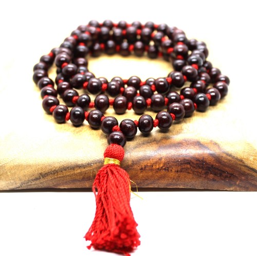 Rare red sandalwood mala - rare,