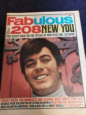 Vintage FABULOUS 208 Magazine 18 NOVEMBER 1967 Monkees Kiki Dee Tony Blackburn 