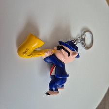 Looney Tunes Porky Pig Keyring Keychain Vintage 90's