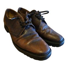 Vintage Leather Brown Lace Up Shoes UK 8.5  Dainite Soles Itshide 'HIKER'