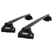 Thule Steel SquareBar Evo Roof Bar Set Land Rover Discovery 4 09-16 T-Profile