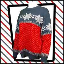 EISBAR Nordic JUMPER/KNIT Blue/White/Red UK Large 418 Y