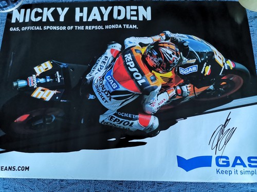 Nicky hayden signed - nicky,