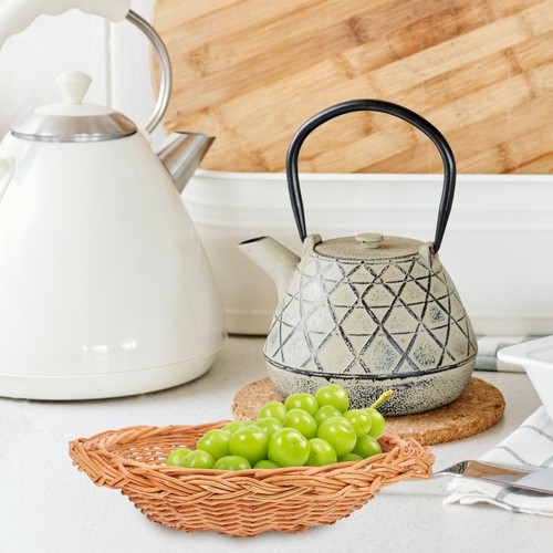 Handwoven wicker serving - ,