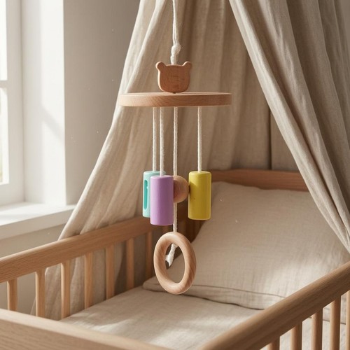 Educational crib mobile - crib,