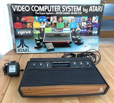 Atari 2600 'Woody' Console *Not Working* Boxed, Original PSU, Joysticks/Paddles 
