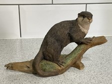 BORDER FINE ARTS OTTER ON LOG