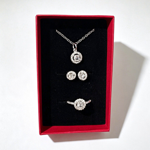 925 silver crystal jewellery - silver,