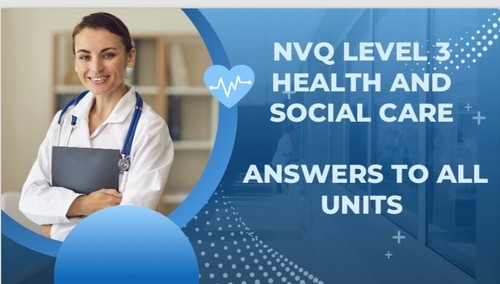 Health social care nvq level - social,