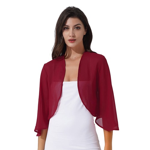 Womens chiffon open front - `womens,