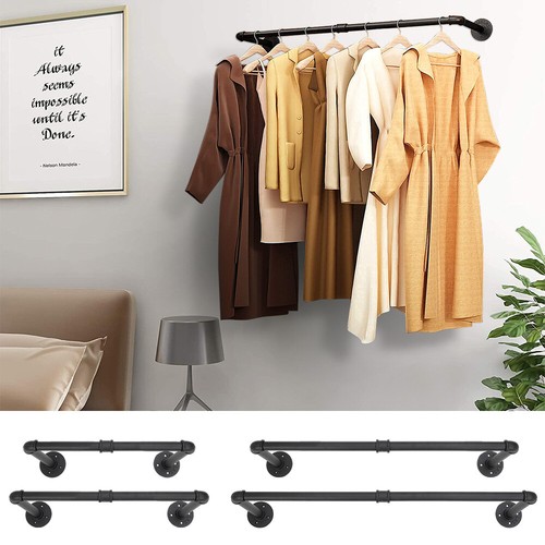 Industrial pipe clothes rail - industrial,
