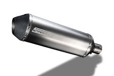 Delkevic Motorcycle 343mm X-Oval Titanium Exhaust Silencer End Can with Straps