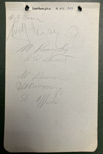 Multi signed 1930s - signed,