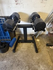 Pair Of Adjustable Dumbbell 2 x 32 kg PAIR (Stand Included)