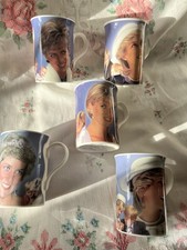 Compton & Woodhouse Princess Diana Bone China Mugs. Mint.  £8 each