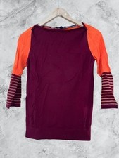 Aquascutum orange and burgandy