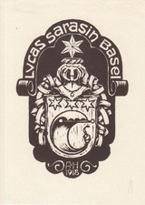 Exlibris Bookplate Holzschnitt