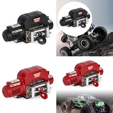 RC Car Winch Mini Electric Metal Winch Simulation Electric Decoration