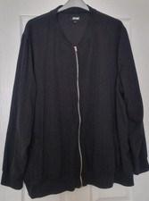 Jacamo mens black zipped - jacamo,