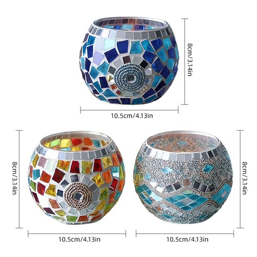 3pcs moroccan mosaic - moroccan,