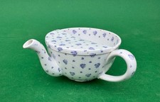 Antique Staffordshire Pottery Blue & White Invalid Feeder Cup