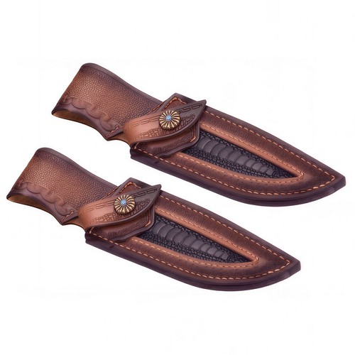 2pcs leather knife sheath for - knife,