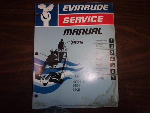 Origional 1975 evinrude - origional,