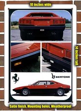 Metal Sign - 1973 Ferrari Dino