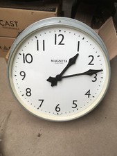 magneta 1940s 240v large  clock art deco antique station clock