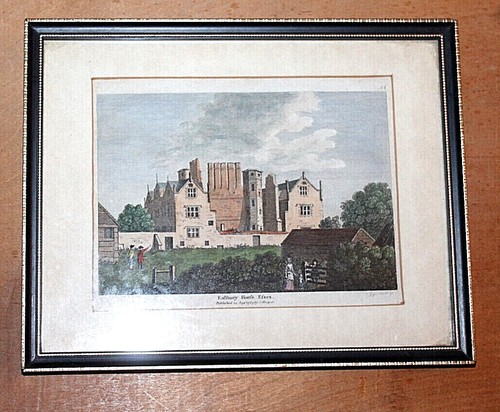 Framed print eastbury manor - print,