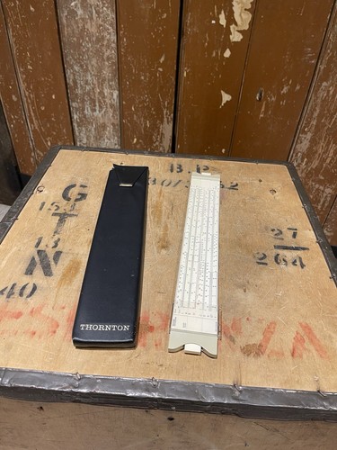 Thornton slide rules 1951 - thornton,