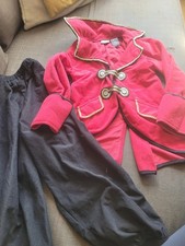 Dream Play Imagine Red  Captain Jacket And Trousers Costume