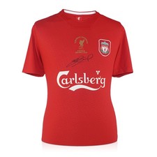Steven Gerrard Front Signed