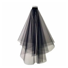Elegant Black Veil for