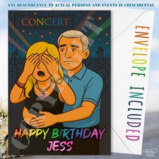 Happy Birthday Card Ticket