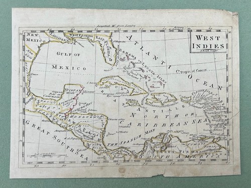 Antique hand coloured - map, –