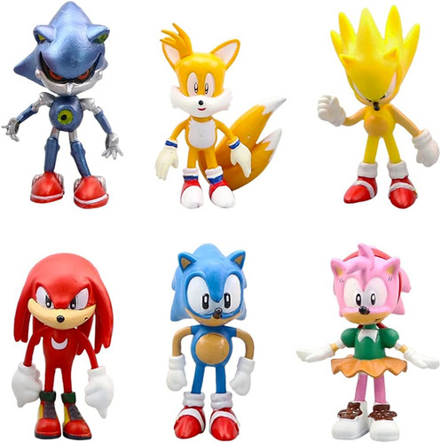 Pcs sonic cake toppers mini - sonic,