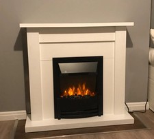 Electric Fire Suite White