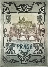 PRAGA Small Signed Aquatint Etching - CONTEMPORARY