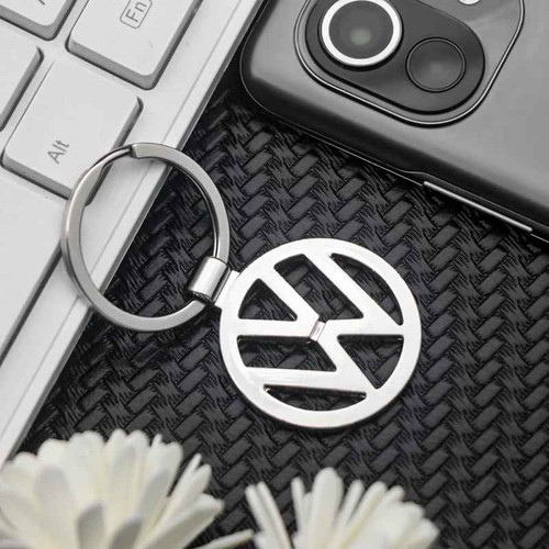 Metal keyring pendant - metal,