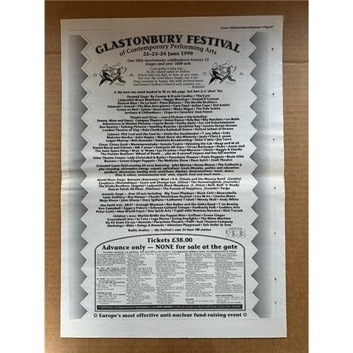 Glastonbury 1990 cure happy - glastonbury,