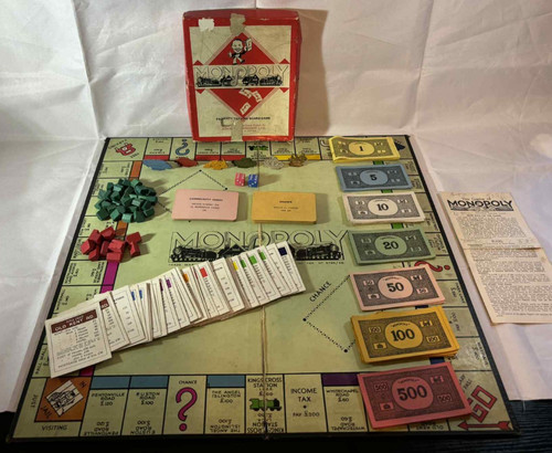 1930s vintage monopoly - vintage, board
