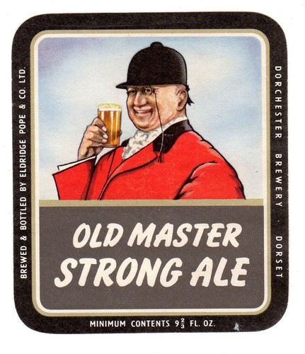 Beer label eldridge - eldridge, old
