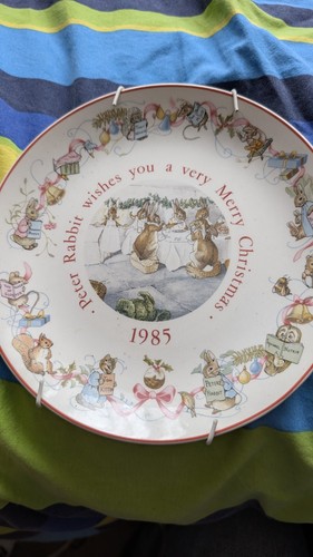 Peter rabbit christmas - christmas, plate
