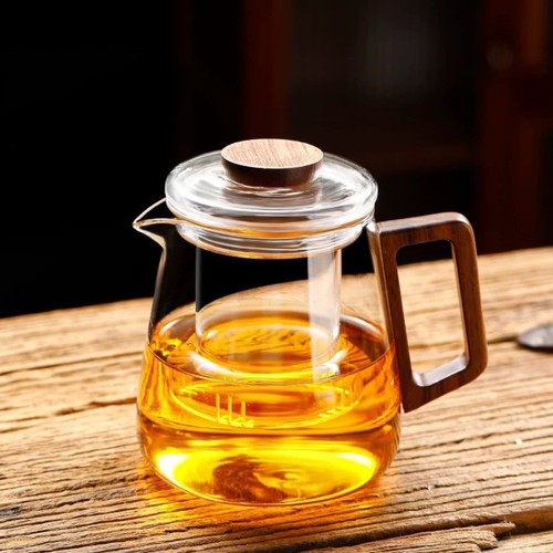 Heat resistant glass teapot - heat,
