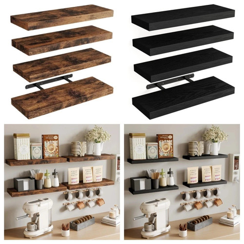 Floating shelves wall - 4x,