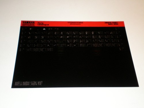 Microfiche spare parts catalog - spare,