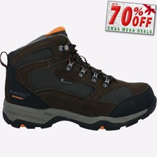 Hi-Tec Storm Mens WATERPROOF Walking Outdoor Trail Boots Brown