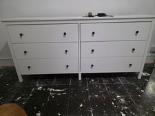 IKEA White 6-Drawer Unit Chest of Drawers